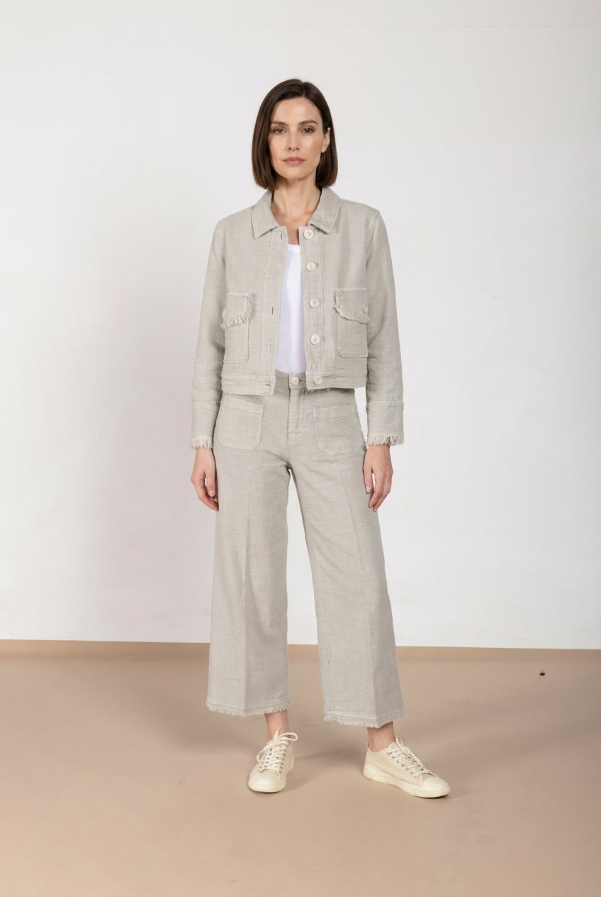 Odette women's jacket in basketweave