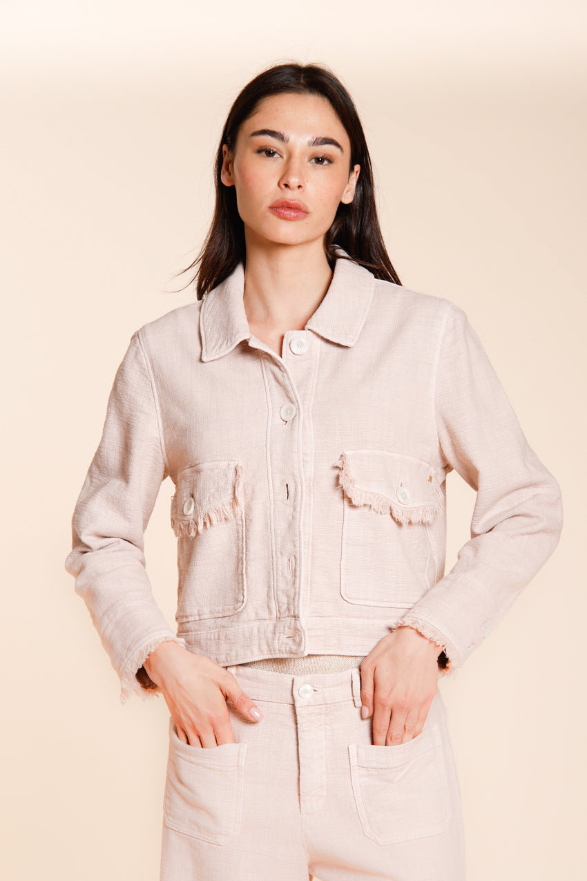 Odette women's jacket in basketweave