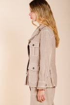 Santa Barbara women's jacket in natté
