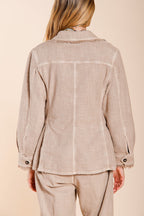 Santa Barbara women's jacket in natté