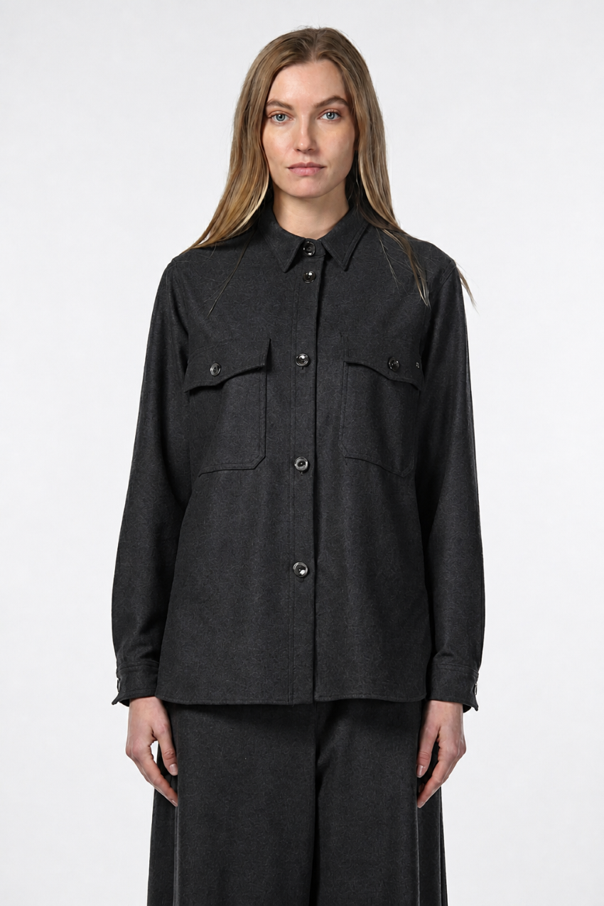 City Field women’s jacket in flannel jersey