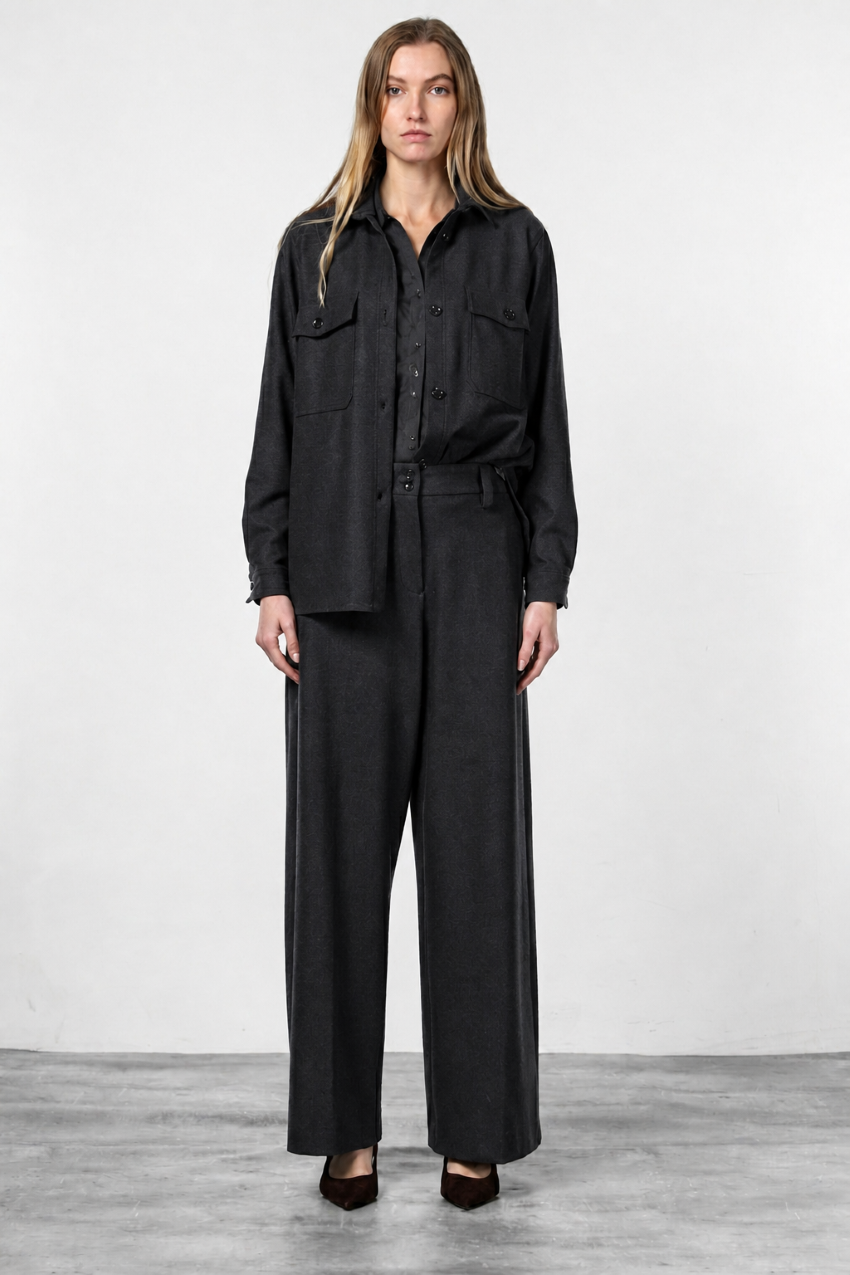 City Field women’s jacket in flannel jersey