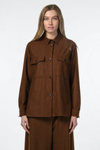 City Field women’s jacket in flannel jersey