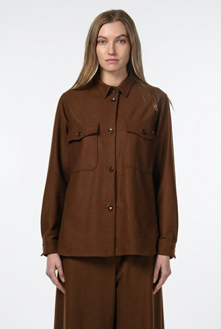 Veste femme City Field en jersey flanelle