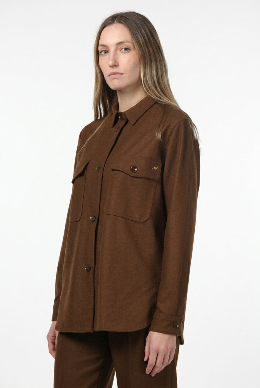 City Field women’s jacket in flannel jersey