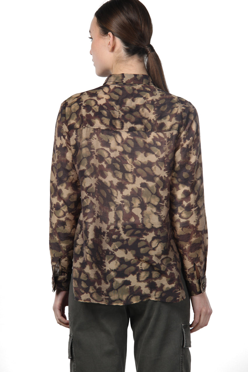 City Field giacca donna in mussola fantasia camouflage