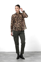 City Field giacca donna in mussola fantasia camouflage