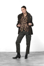 City Field giacca donna in mussola fantasia camouflage
