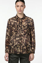 City Field giacca donna in mussola fantasia camouflage