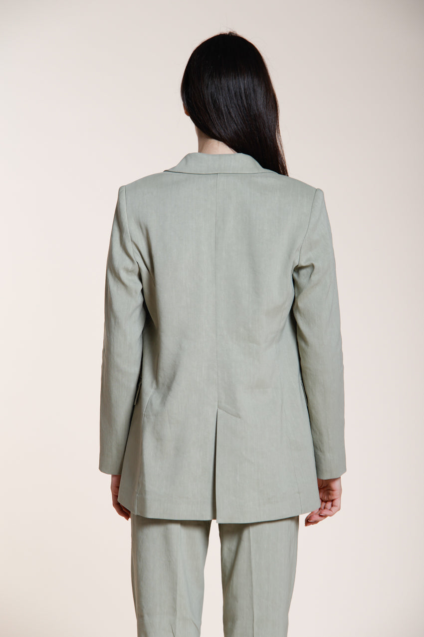 Irene blazer femme en toile mélange lin et viscose