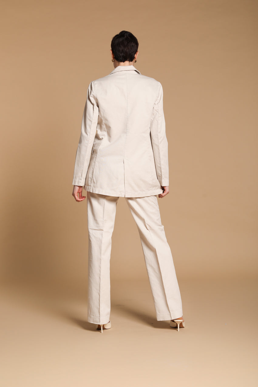 Irene women's blazer in linen and cotton twill