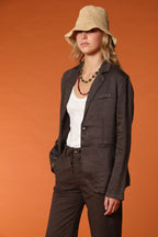 Irene women's blazer in linen and cotton twill