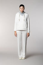 Hoodie sweat à capuche femme en jersey avec lurex