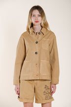 Irma Pockets women's jacket in slub panama