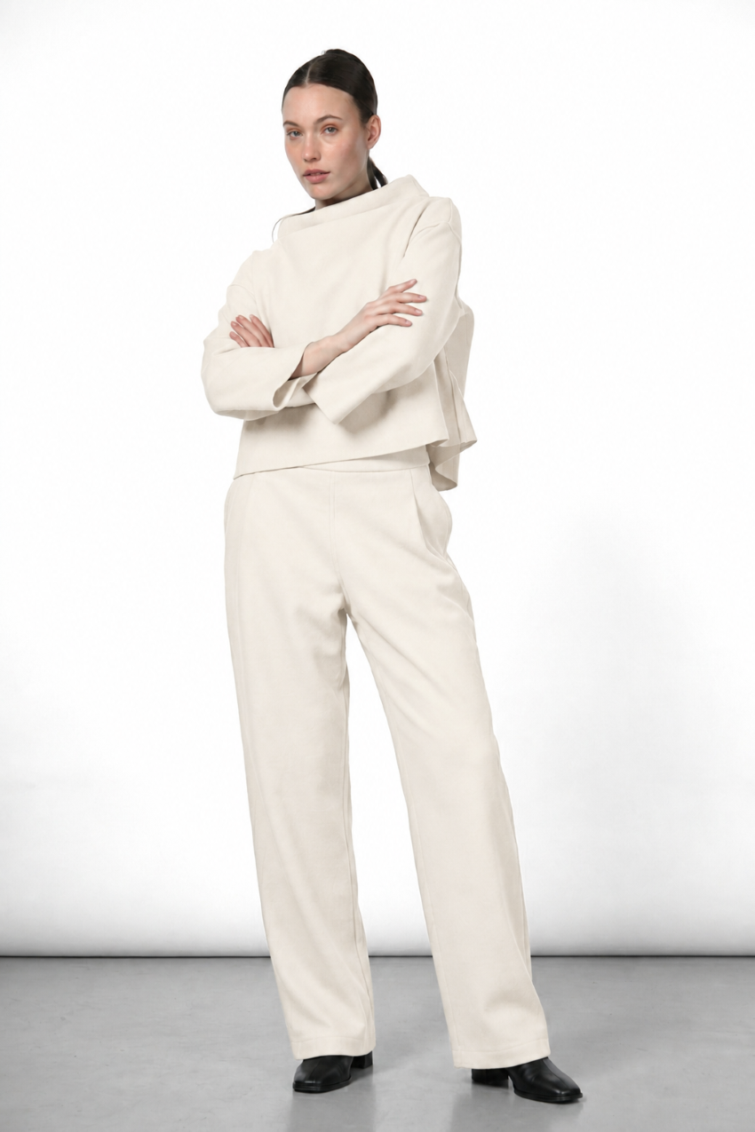 Nathi women’s sweatshirt in wool cloth