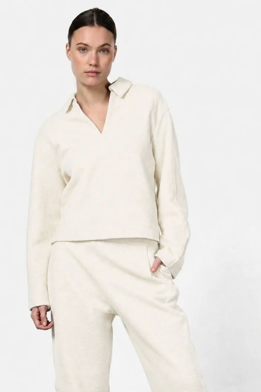 Simon women’s sweatshirt in wool cloth