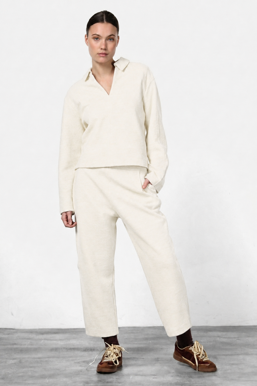 Simon women’s sweatshirt in wool cloth