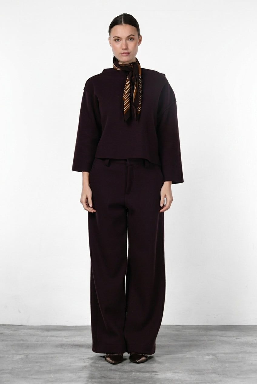 Ida women’s sweatshirt in wool cloth