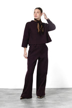 Ida women’s sweatshirt in wool cloth