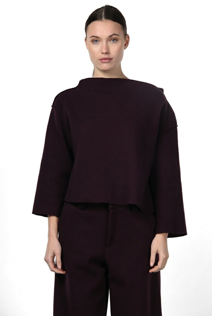 Ida women’s sweatshirt in wool cloth