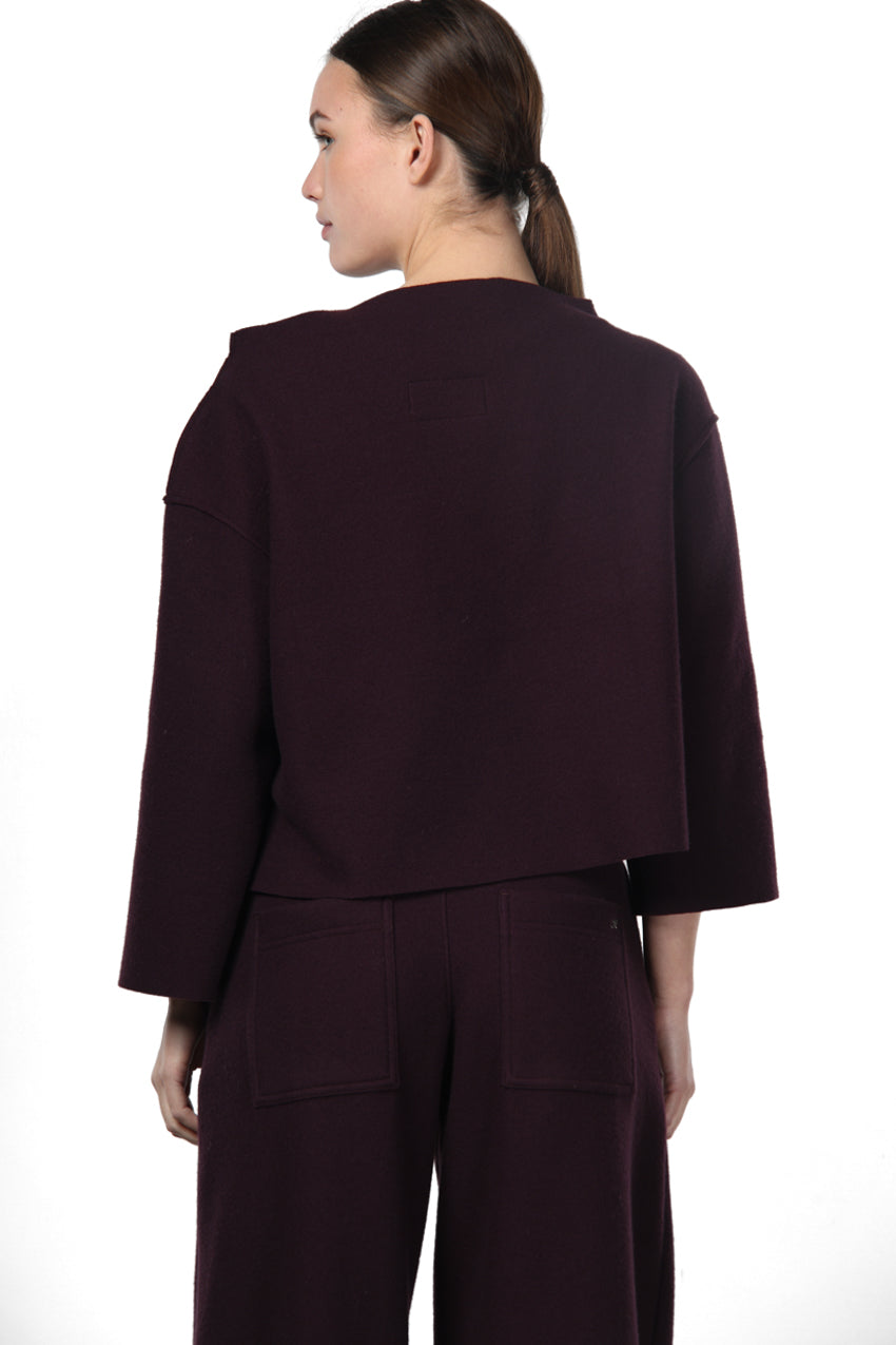 Ida women’s sweatshirt in wool cloth