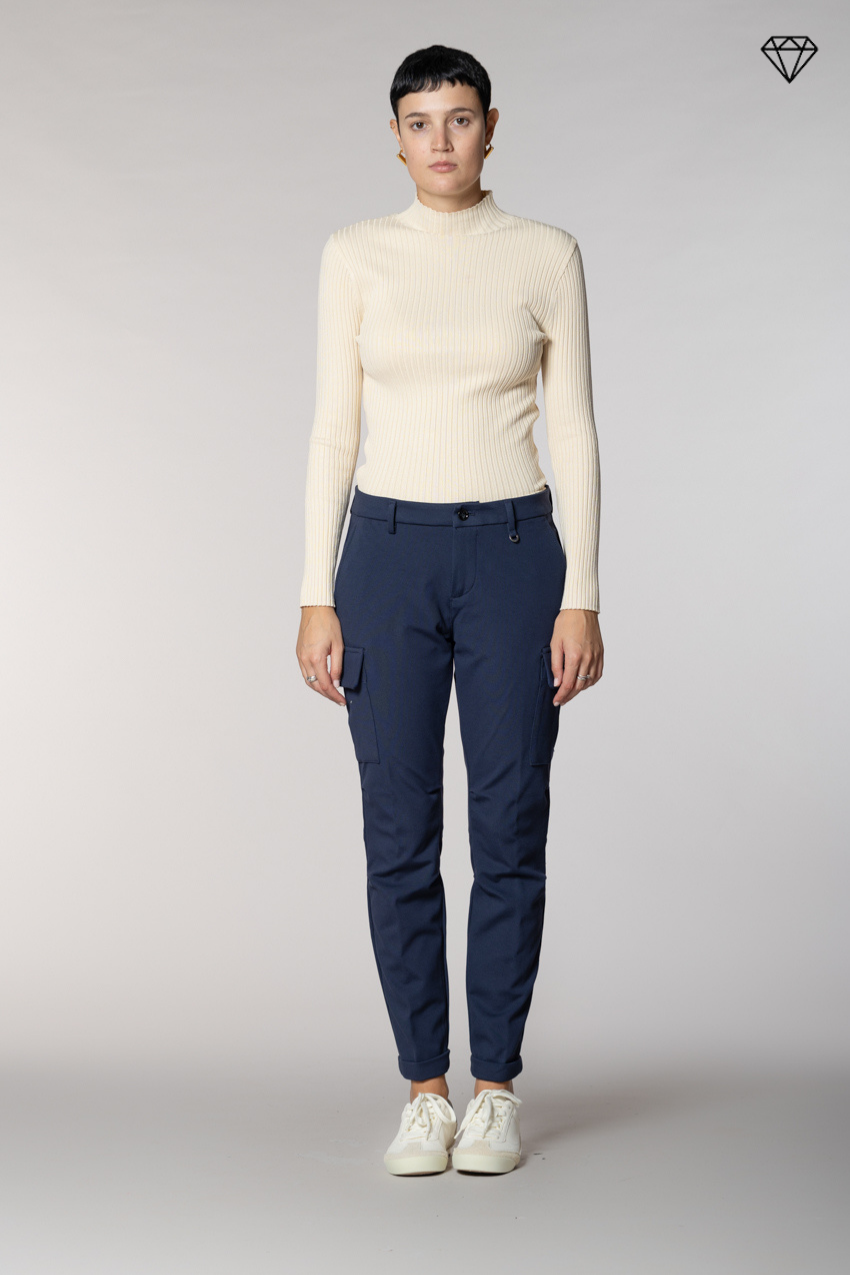 Chile City Damen-Cargohose aus technischem Jersey Slim Fit ①