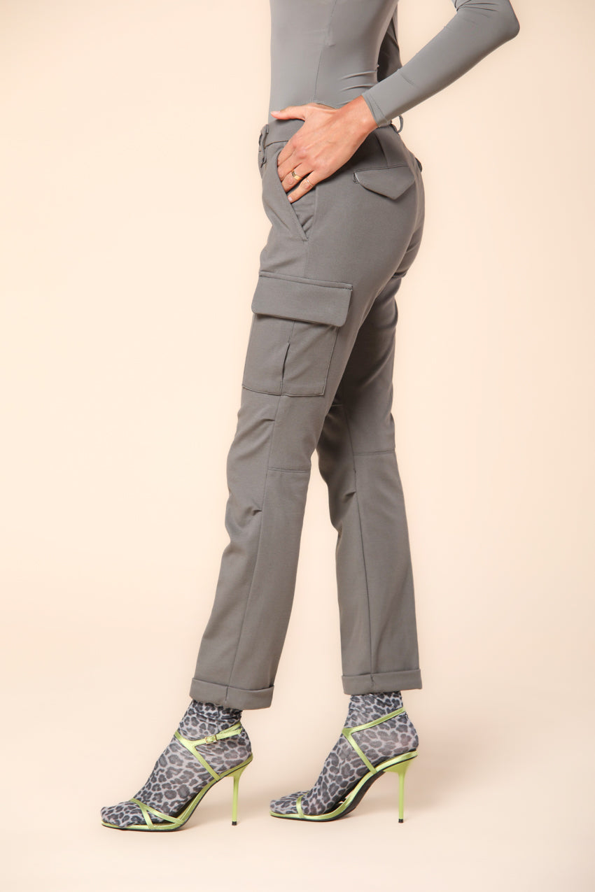 Chile City pantalone cargo donna in jersey tecnico ①