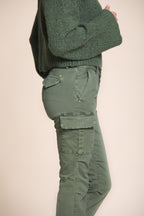 Chile City women’s cargo trousers in satin slim fit