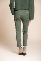 Chile City women’s cargo trousers in satin slim fit