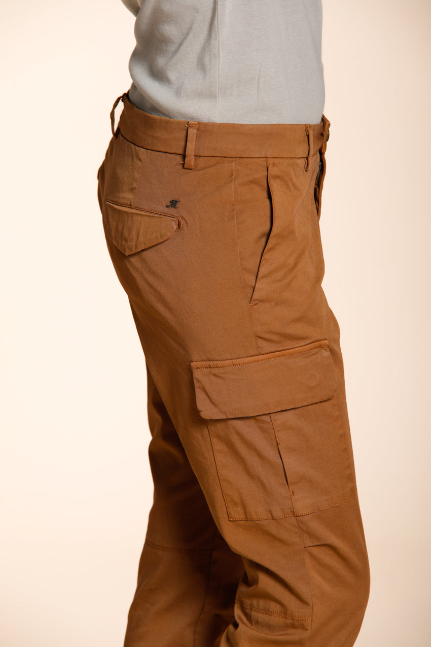 Chile City women's cargo pants in stretch gabardine slim fit