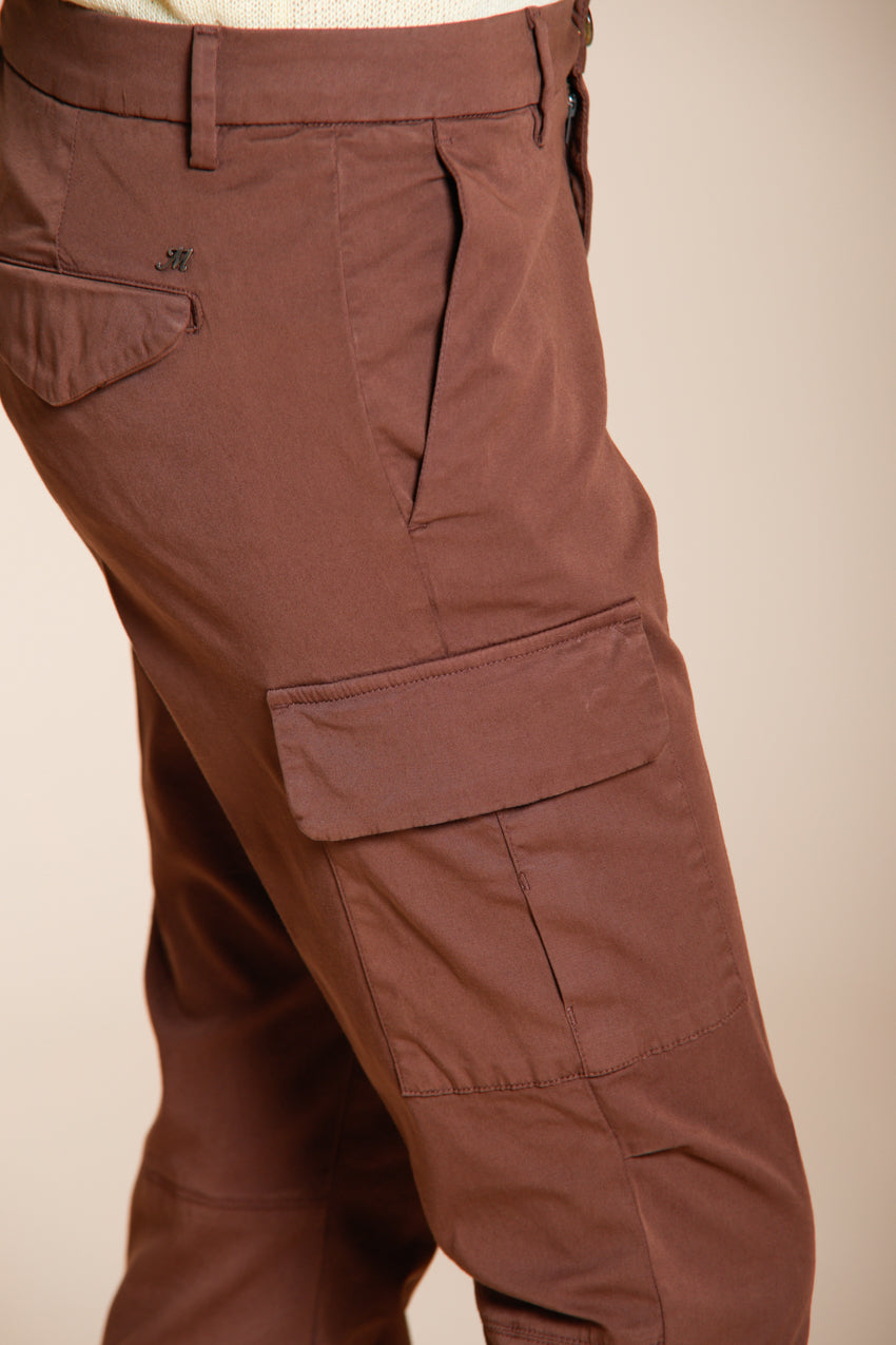 Chile City women's cargo pants in stretch gabardine slim fit