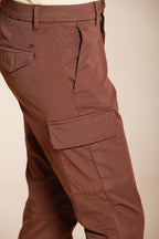 Chile City women's cargo pants in stretch gabardine slim fit