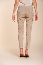 Chile City women's cargo pants in stretch gabardine slim fit