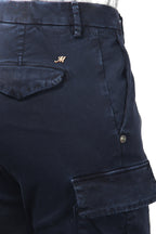 Chile City pantalone cargo donna in raso slim fit