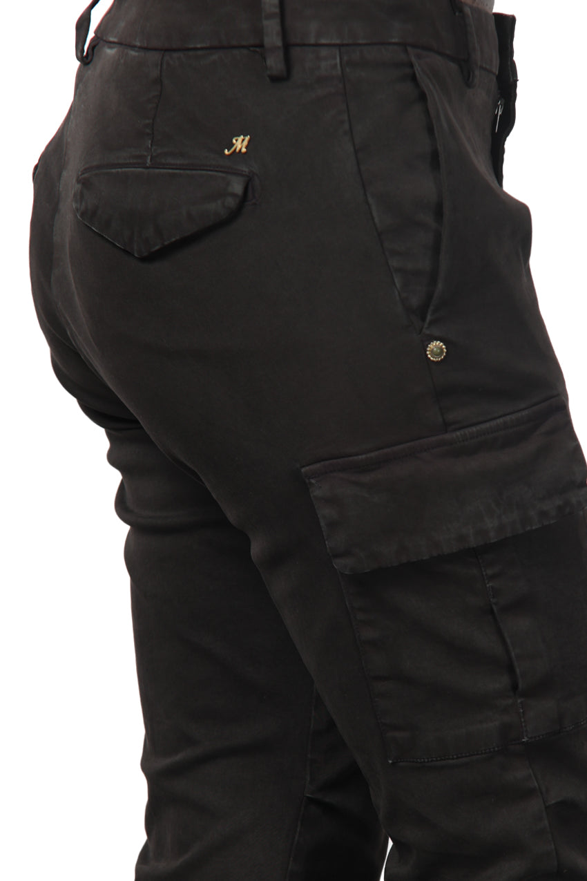 Chile City women’s cargo pants in satin with slim fit