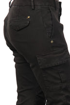 Chile City women’s cargo pants in satin with slim fit