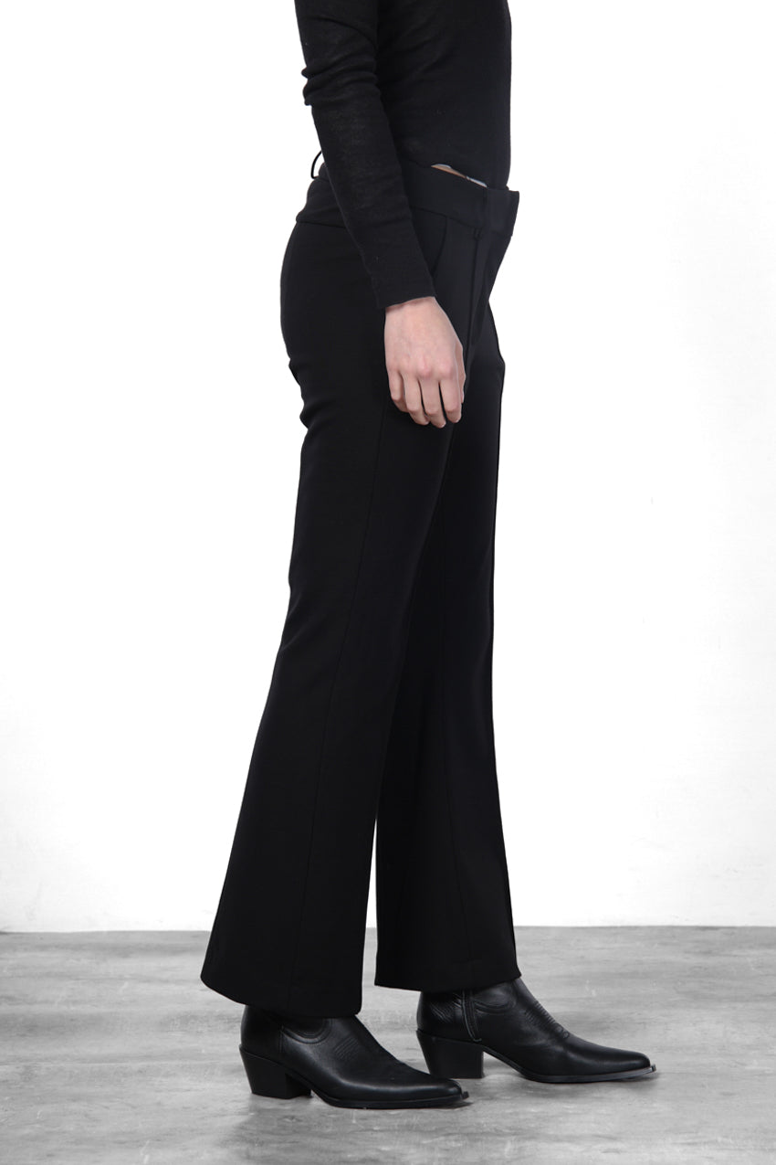 Kik pantalone chino donna in jersey tecnico slim fit