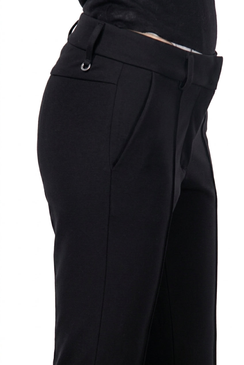 Kik women’s chino pants in technical jersey with slim fit
