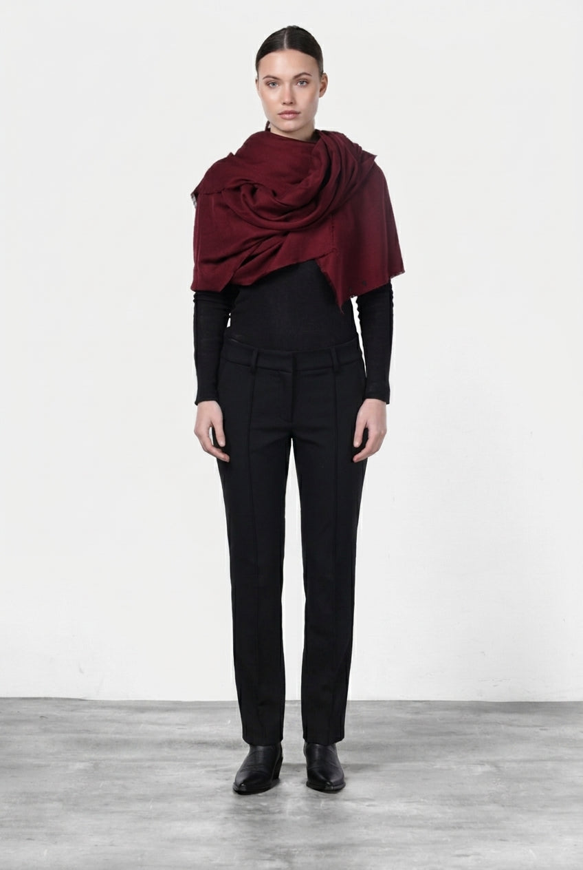 Kik pantalone chino donna in jersey tecnico slim fit