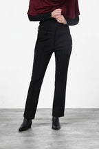 Kik women’s chino pants in technical jersey with slim fit