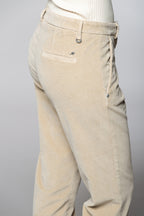 New York Carrot pantalone chino donna in velluto carrot fit