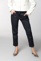 New York Carrot pantalon chino femme en gabardine carrot fit