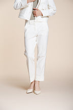 New York Carrot pantalon chino femme en jersey carrot fit