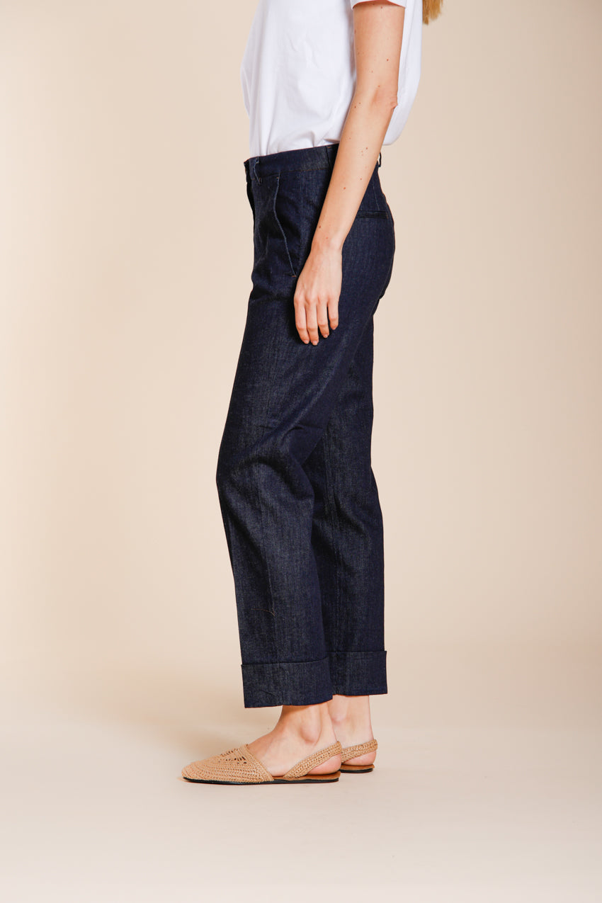 New York Carrot Damen Chinohose aus Denim carrot fit
