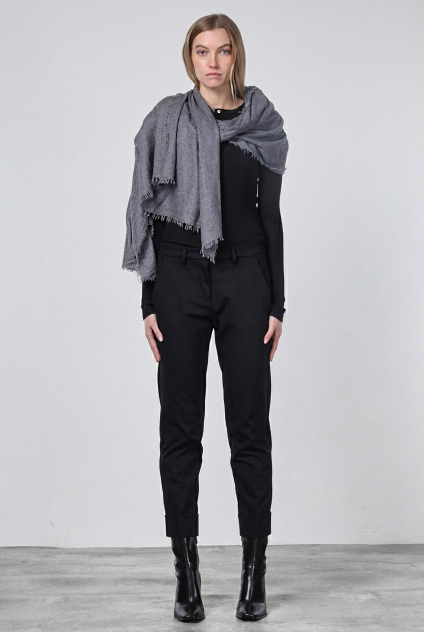 New York Carrot pantalon chino femme en jersey technique carrot fit ①
