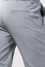 New York Carrot Chinohose für Damen aus Wolle mit carrot fit