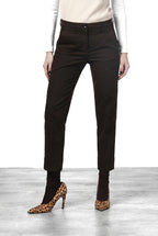New York Carrot pantalone chino donna in raso carrot fit ①