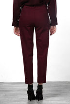 New York Carrot pantalone chino donna in raso carrot fit ①
