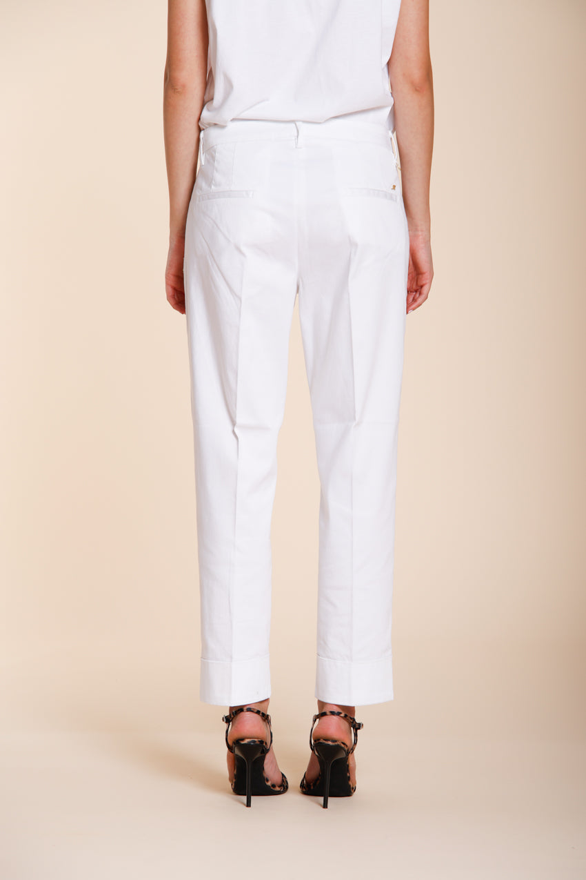 New York Carrot Hose Chino Damen aus Stretch-Satin carrot fit ①