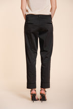 New York Carrot Hose Chino Damen aus Stretch-Satin carrot fit ①